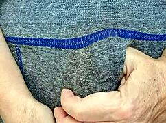 busty stepmom surprises with pov futanari