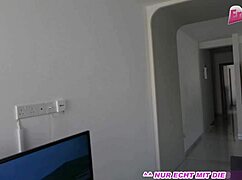 a slim latina teen on vacation gets fucked on the desk