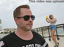 Lynna Nilsson Enjoys Hardcore Beach Fuck with Ass Licking and Cum in Mouth