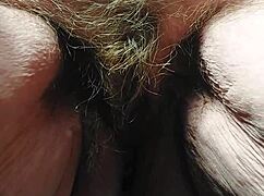 I'm oma usin a cukumber in my hary pusy