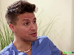 big ass short hair blondie hottie enjoy wet butt massage and reveal her pink bald pussy - jay romero adira allure