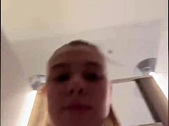 Fingering Tight Pussy In Public Changing Room!