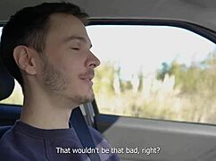 Horny Teen Sucked and Swallowed on Road Trip POV