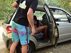 Superbe moment de sex dans la nature sans capote avec jesyka diamond v bloom 😍