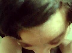 busty fat milf deepthroats cock sloppy and enthusiastic