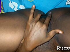 She provocatively touches her unwashed creamy early morning pussy Ruzzyde