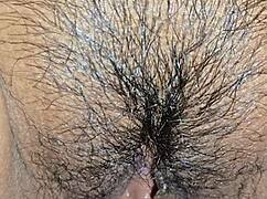 Husband watches latina wife masturbate with vibrator up close