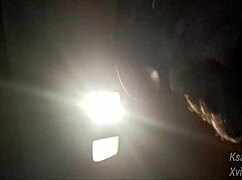 I saw a risky handjob for a hot girl on the street in public.