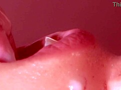 japanese girlfriend, you milk my cock so well. uncensored close up cum in mouth.