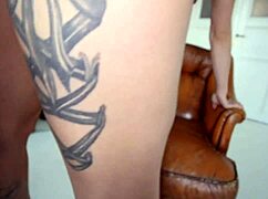 want to see this horny blonde nympho swallow cum after fucking?