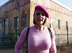 german scout - french blonde beauty endy with big clit and tits at pick up casting fuck...