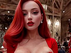 i'm fucking red-haired jessica rabbit in the bar