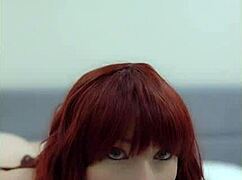 Goth baby Vanerose dancin for you and playin with her dildo.