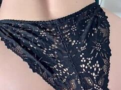 wife coming home from the office and relaxing