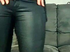 compilation of a mature woman who loves wearing leather