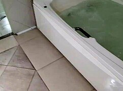 I saw this hot BBW masturbatin' and jus' had to cum inside her tight pussy!