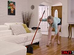 stepdaughter rachael cavalli licks dee williams' hot big ass milf pussy