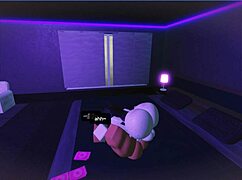 i give quick mating press fuck to big ass femboy in roblox studio