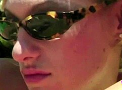 Blonde lesbian wants nothing else but to get a mouth full of her girls cum outdoors