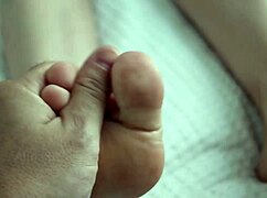 stepmom fucks stepson after foot massage