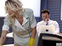 Dude fucks Kenna James. In tight ass.