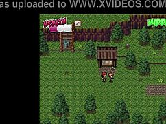 Teen plays gloryhole game with big cock in zombies retreat episode two