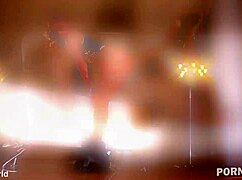 oiling sexy tootsies - hot blonde in nylon pantyhose masturbates.