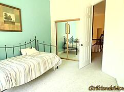 Lesbian teen 18+ gets rubbed... oh, so good