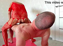 Milf uses stepson's cock whenever she wants!