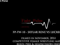 skylar rene dominated in competitive wrestling match