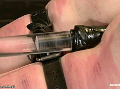 Chained blindfolded slave, ready for vibration?