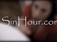 Curvy ginger milf Lauren Phillips humps pillow with dirty talk