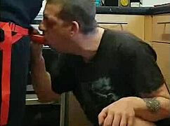 Pegging my boyfriend's ass in kitchen, cornfield, and bathroom