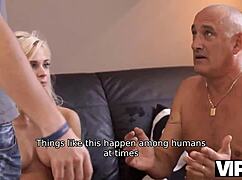 vip4k guy dont know sex tricks so girlfriend try stepdad