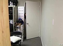 Busty Latina Gloryhole Handjob!