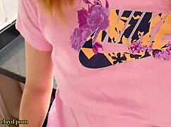 i grabbed the skinny teen in the kitchen and fucked her tight pussy right there