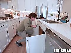 Handyman Cums On Tits Of Danae Mari And Tyler Cruise