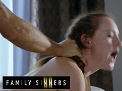 Family Sinners - Horny Stepdaughters Pussy Gets Wet Just Thinking About Her Stepdads Big Cock
