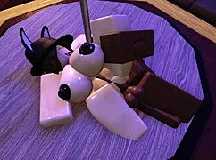 Can you handle fucking this nice ass in Roblox?