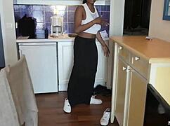 A Dominatrix Guard With Big Tits Catches Us And Wants To Suck Us To Avoid The Police