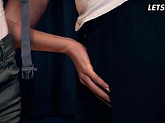 skinny blonde missy luv gets banged by her horny roommate in dorm