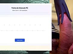 Exercise Session For A Strong Fat And Powerful 19 Cm Cock That Can Last Hours Without Cumming