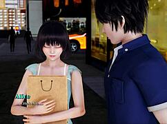 In my real desire series, an Indian brunette with a big ass plays a game