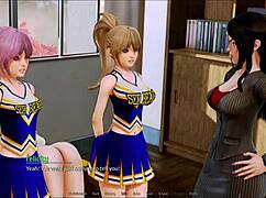 Exploring the harem hotel in episode 72.