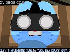 Animation features shoe target submissive in anal assfucking scene in español