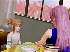 Exploring the harem hotel in episode 72.