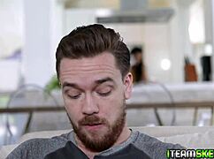 stunning brunette claire black kneels and sucks with deep emotion