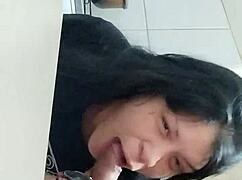 i was cooking when i got fucked and filled with cum by the milf