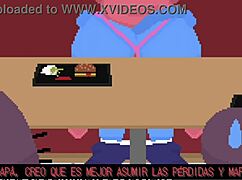 Animation features shoe target submissive in anal assfucking scene in español