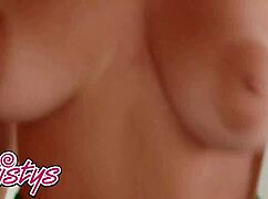 Gabbie Carter enjoys face sitting with stepsister Giselle Palmer during Christmas.